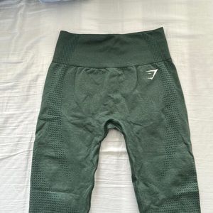 Gymshark Vital Seamless 2.0 Leggings Dark Green Marl